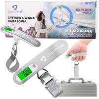 WAGA BAGAŻOWA do samolotu Elektroniczna z wyświetlaczem do 50kg LEKKA CIRON