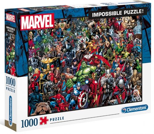 PUZZLE MARVEL IMPOSSIBLE 1000 EL.HIGHT QUALITY CLEMENTONI na Arena.pl