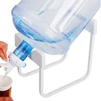 STOJAK METALOWY UCHYLNY NA 1 BUTELKĘ ViO PRA-1W BIAŁY