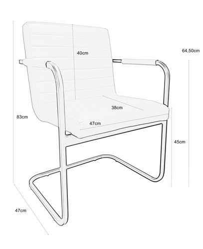 Krzesło konferencyjne SWING stelaż czarny D5 na Arena.pl