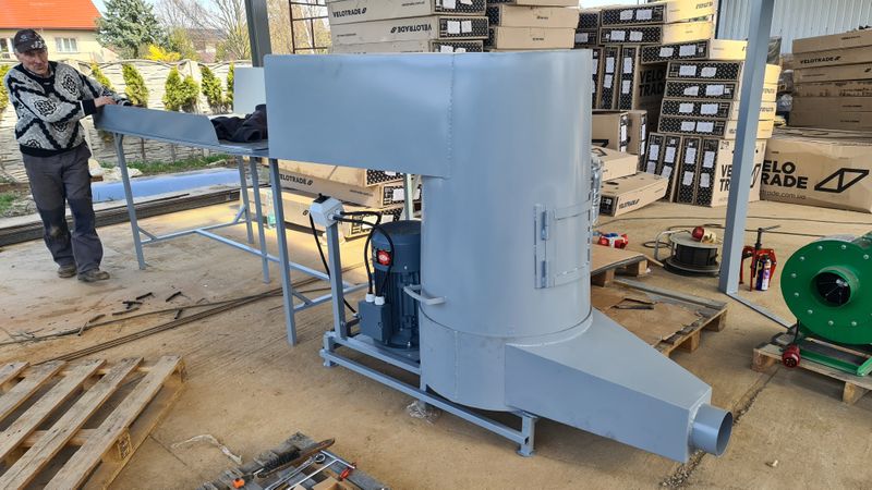 Rozdrabniacz kruszarka do styropianu - linia przemysłowa zdjęcie 9