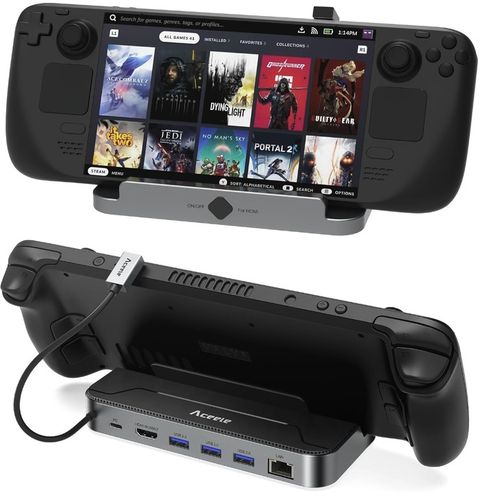 HUB Dock USB-C do MSI CLAW LEGION GO ASUS ROG ALLY HDMI 4K 60Hz LAN USB 3.0 na Arena.pl