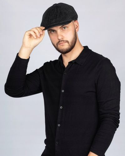 KASZKIET Męski Alessio Stylowy Elegancki NEWSBOY CAP Jesień Zima RETRO na Arena.pl
