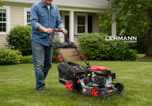 KOSIARKA SPALINOWA LEHMANN 44CM NAPĘD POTĘŻNA SILNIK 146CC MULCZOWANIE na Arena.pl