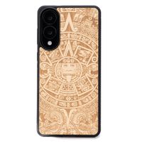 Drewniane Etui Bewood do Samsung Galaxy S25 Edge KALENDARZ AZTECKI ANIEGRE