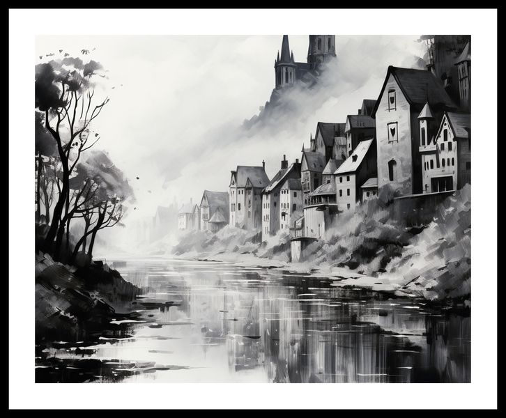 Plakat 50x40cm Mglisty Refleks zdjęcie 3