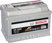AKUMULATOR SAMOCHODOWY BOSCH SILVER S5 S5008 12V P+ 77AH 780A 77 AH