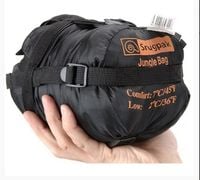 Lekki Śpiwór Jungle bag black Snugpak lewy zamek letni LZ 900g z moskitierą