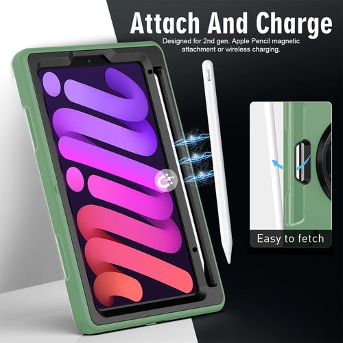 Etui do iPad Pro 3/2/1 11" z Podstawką i Paskiem na Ramię Zielony na Arena.pl