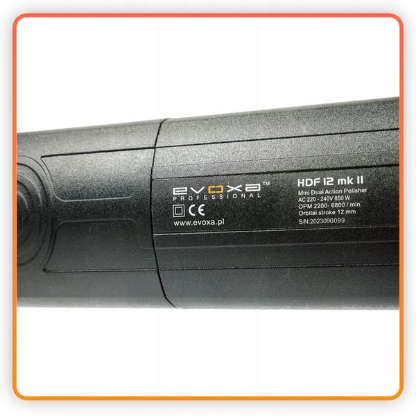 Polerka Samochodowa Maszyna Polerska HDF12 Dual Action 850W EVOXA zdjęcie 6