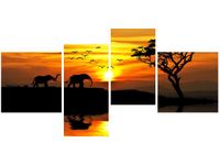 140CM 70 OBRAZ AFRYKA ŚCIENNY