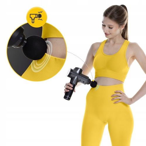 PISTOLET DO MASAŻU MASSAGE GUN+GŁOWICA PODGRZEWANA na Arena.pl