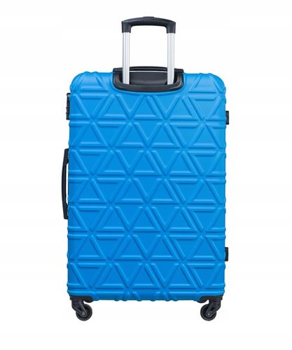 Walizka Duża Podróżna Na Kółkach Twarda ABS PUCCINI Niebieska ABS018A7 na Arena.pl