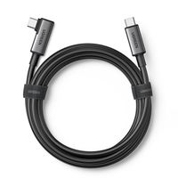 kabel przewód kątowy usb-c z obsługą gogli vr oculus quest 2 60w 5m czarny