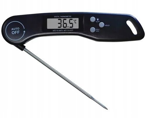 Termometr szpilkowy kuchenny cyfrowy LED z sondą do mięs wina wypieki 300°C na Arena.pl