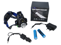 Latarka Czołowa na Głowe z Akumulatorem