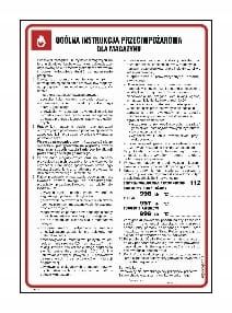 Ogólna Instrukcja Przeciwpożarowa Dla Magazynu Hn zdjęcie 1