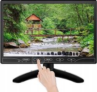 Monitor Przenosny 10,1" HDMI Wielofunkcyjny LCD Monitory Wbudowany Głośnik