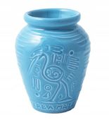 Matero do Yerba Mate Ceramiczne AZTEK 280 ml - Niebieskie