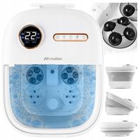 MASAŻER DO STÓP WODNY HYDROMASAŻER Z GRZANIEM ROLKI TIMER LED SKŁADANY