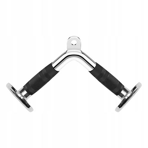 UCHWYT DO WYCIĄGU ATLASU ĆWICZEŃ GRYF V-BAR TRICEPS BICEPS TRÓJKĄT PODWÓJNY na Arena.pl