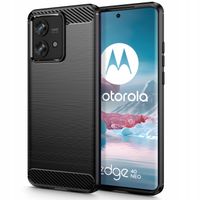 2 x Etui Tech-Protect TPUCarbon Na Motorola Edge 40 Neo Czarny