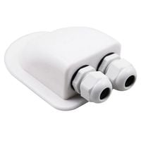 PRZEJŚCIÓWKA DACHOWA DO KAMPERA ŁODZI PODWÓJNA BIAŁA NA KLEJ