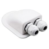 PRZEJŚCIÓWKA DACHOWA DO KAMPERA ŁODZI PODWÓJNA BIAŁA NA KLEJ