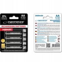 AKUMULATORKI BATERIE AA R6 4 x 2600mAh 1.2V Ni-MH