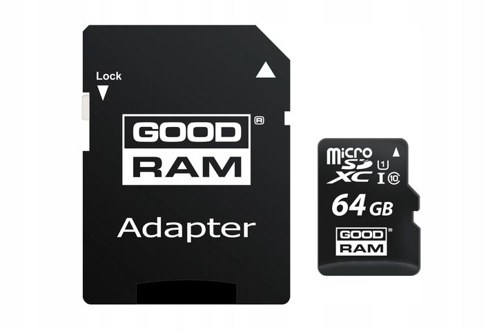 GOODRAM 64GB microSDXC class 10 UHS I + adapter zdjęcie 8