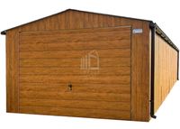 Garaż blaszany 4x12m brama uchylna drzwi 2x okno rynny  dwuspad ID769