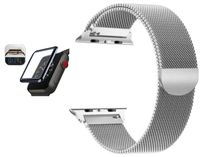 PASEK MAGNETYCZNY DO APPLE WATCH 1 2 3 42mm +SZKŁO