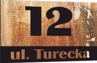 Tabliczka adresowa Numer domu Tablica adres posesji Metal ALUMINIUM 40x30cm