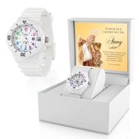 Prezent na komunię ZEGAREK dla dziewczynki CASIO grawerem i dedykacją