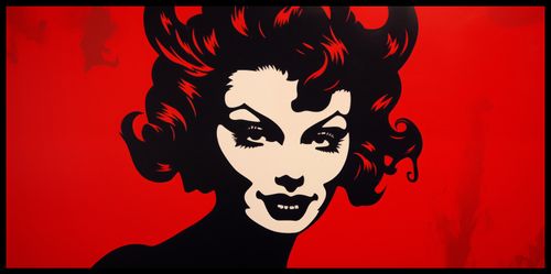 Plakat 91,3x44,5cm Czerwona Diablica na Arena.pl