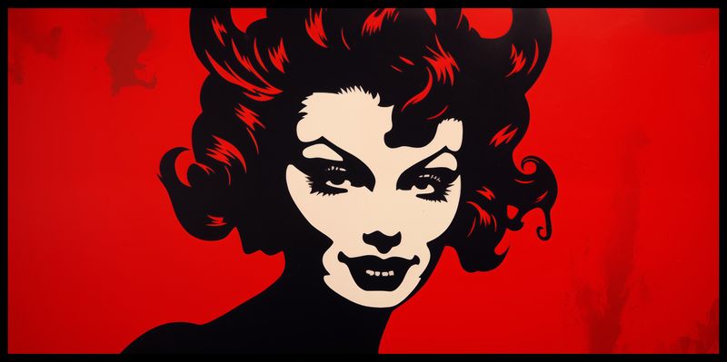 Plakat 91,3x44,5cm Czerwona Diablica zdjęcie 2