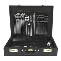 Sztućce w WALIZCE EKSKLUZYWNE 72 elementy na 12 OSÓB