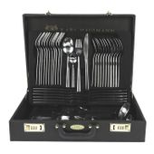 Sztućce w WALIZCE EKSKLUZYWNE 72 elementy na 12 OSÓB