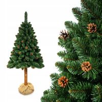 Sosna NATURALNA SZ na PNIU choinka sztuczna 180cm