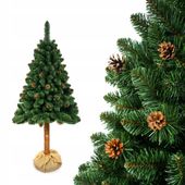 Sosna NATURALNA SZ na PNIU choinka sztuczna 180cm