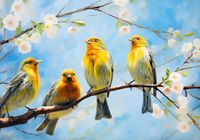 Plakat 100x70cm Wiosenne Pogwizdy