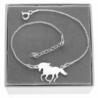 Bransoletka KONIK KOŃ celebrytka SREBRO 925