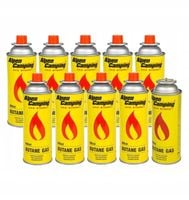 10x KARTUSZ GAZOWY nabój GAZ do KUCHENKI PALNIKA PIECYKA FIRM ALPEN