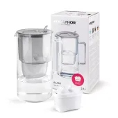 Dzbanek filtrujący Aquaphor Glass 2,5 l szary