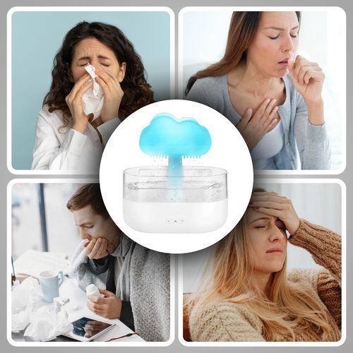 DUŻY NAWILŻACZ POWIETRZA DYFUZOR AROMATERAPIA GRZYBEK LAMPKA NOCNA LED na Arena.pl