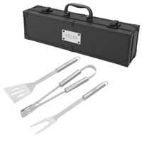 KOLER Akcesoria do grilla przyrządy do grillowania zestaw w walizce 3szt