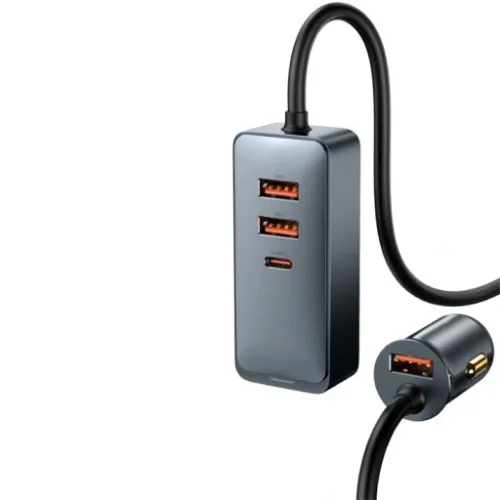 Ładowarka samochodowa Baseus 3x USB-A, USB-C na Arena.pl