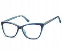 OPRAWKI Okulary Korekcyjne Kocie Zerówki damskie marki SUNOPTIC + GRATISY