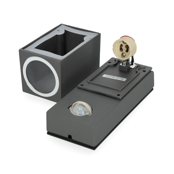 Lampa ścienna do ogrodu z czujnikiem ruchu MICASA3 LX szara zdjęcie 7