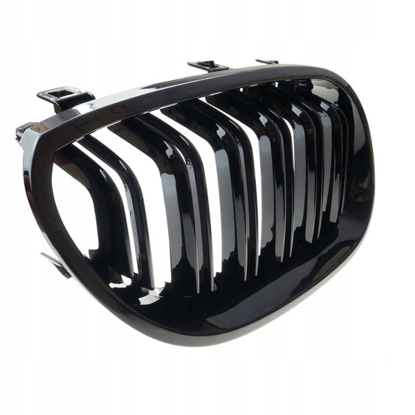 Nerki atrapa grill CZARNY POŁYSK do BMW E60 E61 M5 zdjęcie 7
